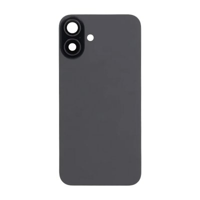 iPhone 16 Plus Baksida Glas med Magnet och Kameralins - Svart