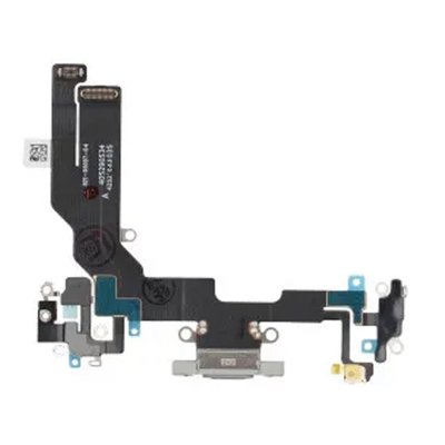 iPhone 16e Laddkontakt med Flexkabel - Vit