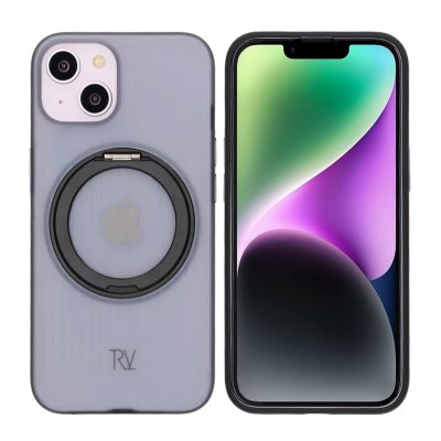 iPhone 13/14 RV Skal Roterande Magnet Stativ - Svart