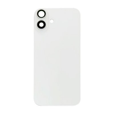 iPhone 16 Plus Baksida Glas med Magnet och Kameralins - Vit