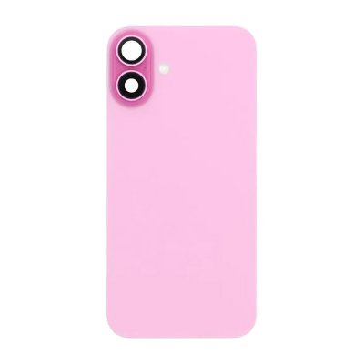 iPhone 16 Plus Baksida Glas Komplett OEM - Rosa