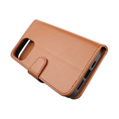 iPhone 13 Pro Max Plånboksfodral med Extra Kortfack - Gyllenbrun