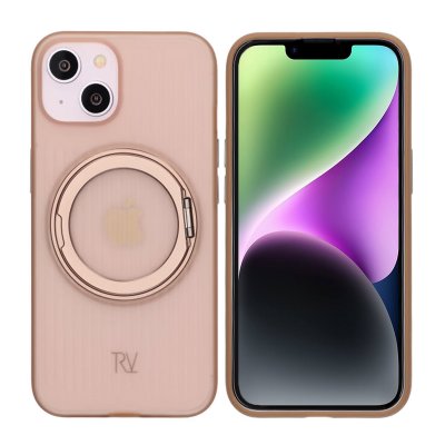 iPhone 14 RV Skal Roterande Magnet Stativ - Brons