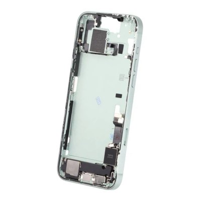 Mittenram med smådelar för iPhone 15 Plus - Grön OEM