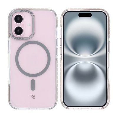 iPhone 16 RV Mobilskal Magnet Förstärkt - Grå