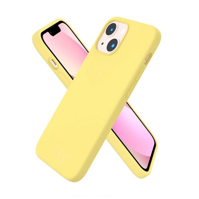 iPhone 14 Plus Silikonskal RV - Gul