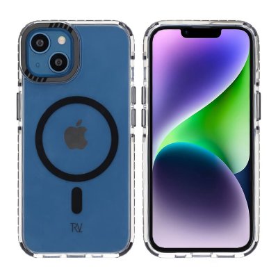 iPhone 13/14 RV Mobilskal Magnet Förstärkt - Svart