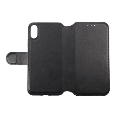 iPhone X/XS Plånboksfodral med Extra Kortfack - Svart