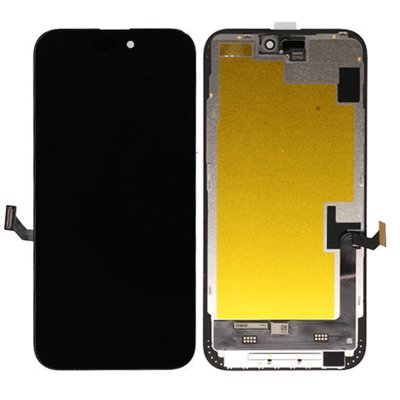 iPhone 15 Plus Skärm med Soft OLED (RJ) - Svart