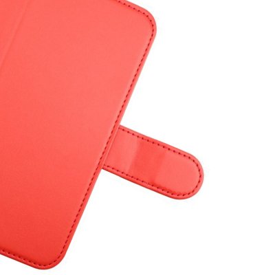 iPhone 12/12 Pro Plånboksfodral Magnetisk PU-fodral - Röd