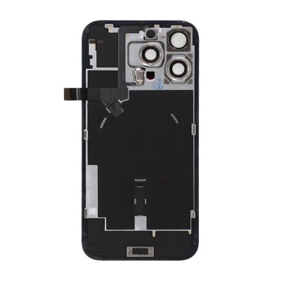 iPhone 16 Pro Max Baksida Glas - Svart