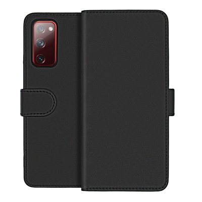 Samsung Galaxy S20 FE TPU Läderfodral Skal - Svart