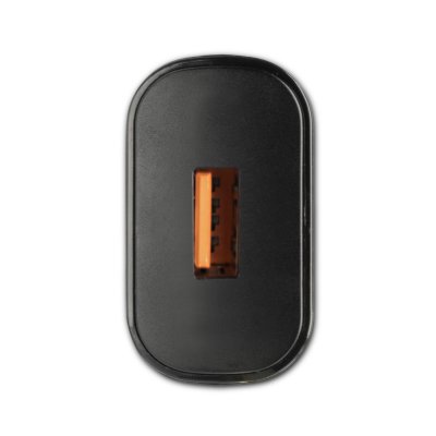 Snabb Väggladdare 18W med ComboCord Kabel - Svart