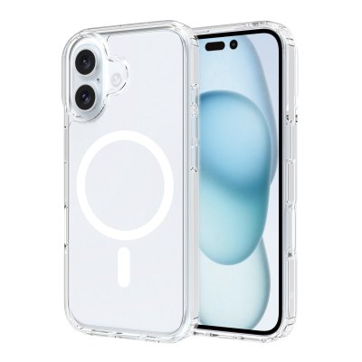 iPhone 16 Mobilskal MagSafe RV - Transparent