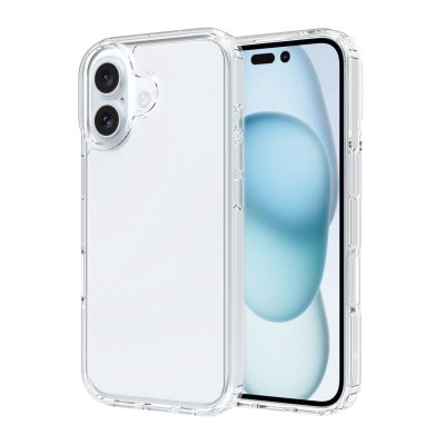 iPhone 16 Mobilskal Stöttåligt RV - Transparent