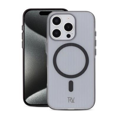 iPhone 16 Pro Mobilskal Korrugerad Magsafe RV - Svart