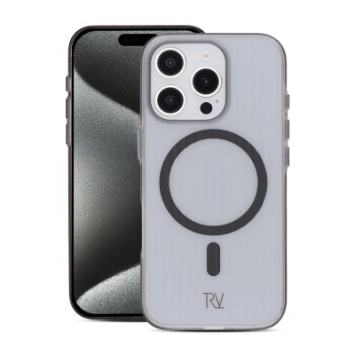 iPhone 16 Pro Max Mobilskal Korrugerad Magsafe RV - Grå