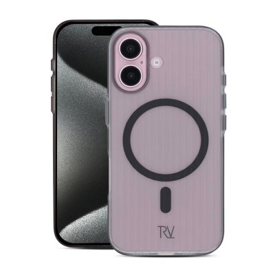 iPhone 16 Mobilskal Korrugerad Magsafe RV - Svart