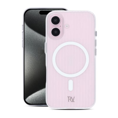 iPhone 16 Mobilskal Korrugerad Magsafe RV - Transparent