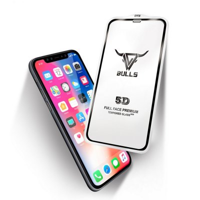 iPhone 11 Pro & iPhone XS,X skarmskydd bulls 5d 9h skydda skarm protection screen.