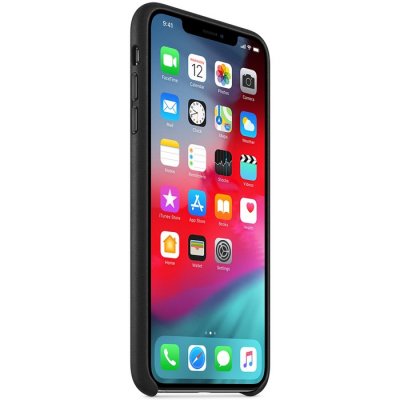 Apple iPhone XS Max läderfodral - Svart