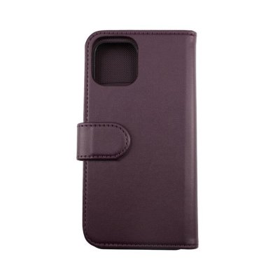 iPhone 12/12 Pro Plånboksfodral med Magnet - Mörklila