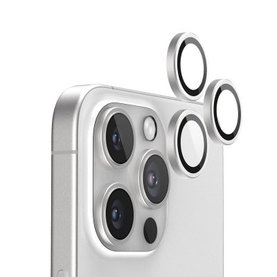 iPhone 16 Pro Max iPhone 16 Pro Lins Kameraskydd - Silver