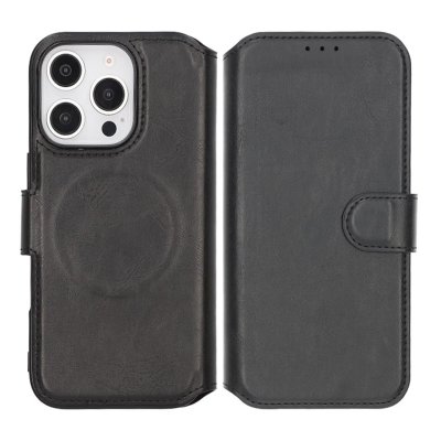 iPhone 16 Pro Plånboksfodral RV - Svart