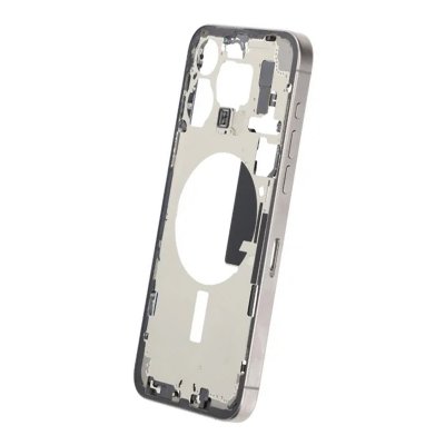 iPhone 15 Pro Max Mittenram med smådelar OEM (Premium) - Naturlig Titan