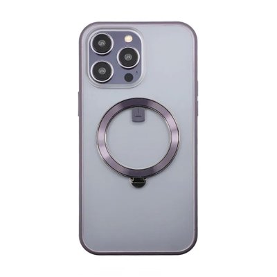 iPhone 14 Pro Skal med MagSafe Stativ RV - Lila