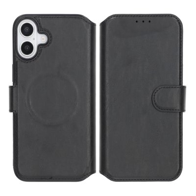 iPhone 16 Plus Plånboksfodral Rvelon - Svart
