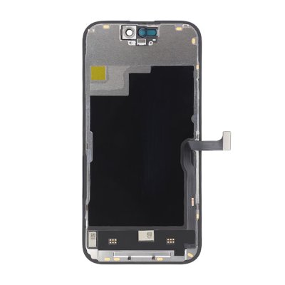 Premium InCell LCD Skärm för iPhone 15 Pro RJ Svart med Flyttbar IC