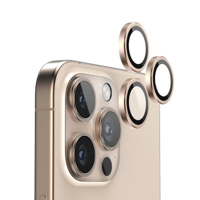 iPhone 16 Pro Max iPhone 16 Pro Lins Kameraskydd - Guld