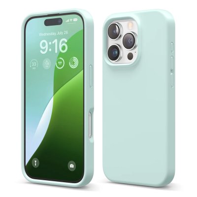 iPhone 16 Pro Mobilskal Silikon RV - Grön