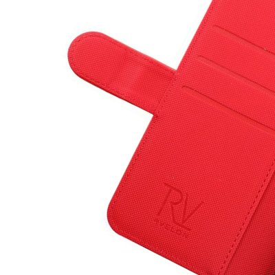 iPhone 12/12 Pro Plånboksfodral Magnetisk PU-fodral - Röd