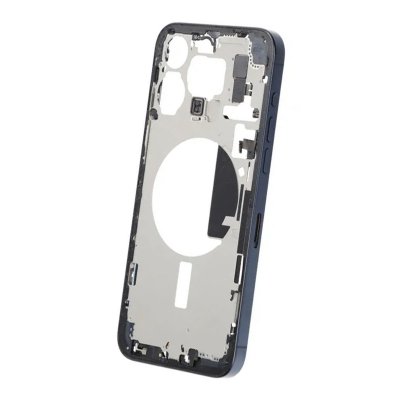 iPhone 15 Pro Max Mittenram med smådelar OEM (Premium) - Blå Titan