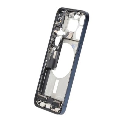 iPhone 15 Pro Max Mittenram med smådelar OEM (Premium) - Blå Titan