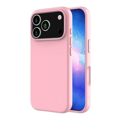 RV Mobilskal Silikon MagSafe för iPhone 17 Pro - Rosa