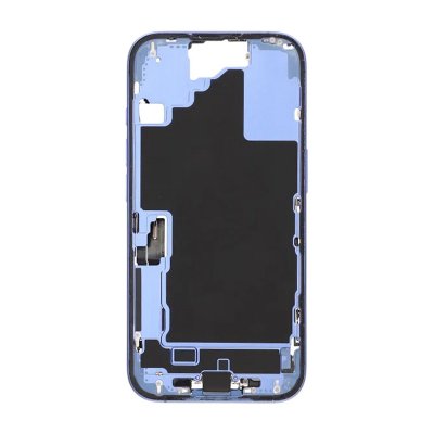 iPhone 16 Mittenram med smådelar - Blå OEM
