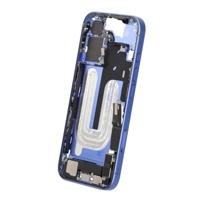 iPhone 16 Mittenram med smådelar - Blå OEM