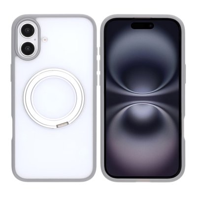 iPhone 16 Plus Mobilskal med Magsafe Stativ - Grå
