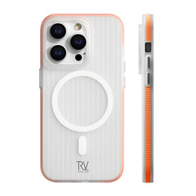 iPhone 13 Pro Max Mobilskal Korrugerad med Magsafe RV - Orange