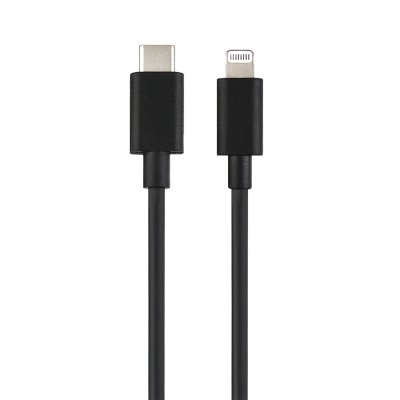 Champion Fast Charge 20W PD/USB-C - Lightning Kit - Svart