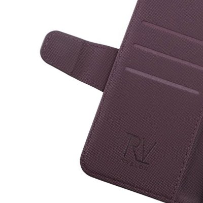 iPhone 13 Pro Max Plånboksfodral med Extra Kortfack - Mörklila