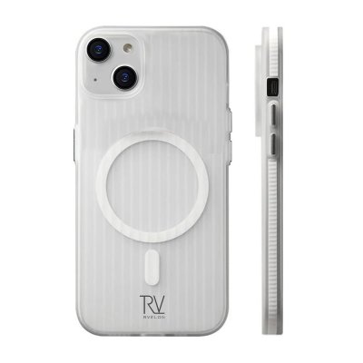iPhone 13/14 Mobilskal Korrugerad med Magsafe RV - Vit
