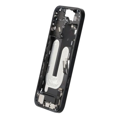 iPhone 16 Mittenram med smådelar - Svart OEM
