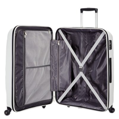 american tourister bon air spinner large svart resväska