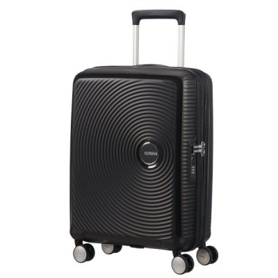 american tourister soundbox sp 55 svart resväska