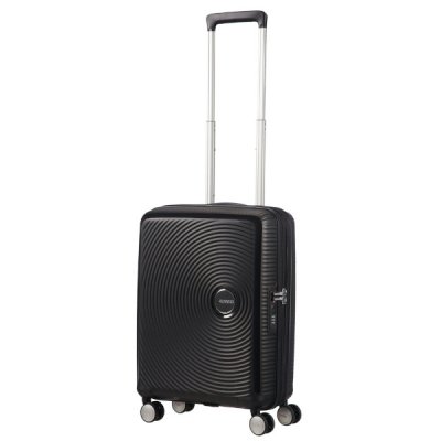 american tourister soundbox sp 55 svart resväska
