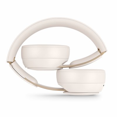 apple solo pro wireless tradlos hörlurar horlurar headset siri ivory elfenben vit white